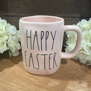 Pink Ceramic 'Happy Easter' Mug